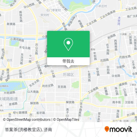 答案茶(洪楼教堂店)地图