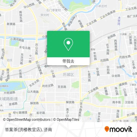 答案茶(洪楼教堂店)地图