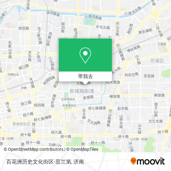 百花洲历史文化街区-茁兰第地图