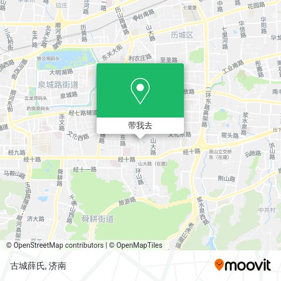古城薛氏地图