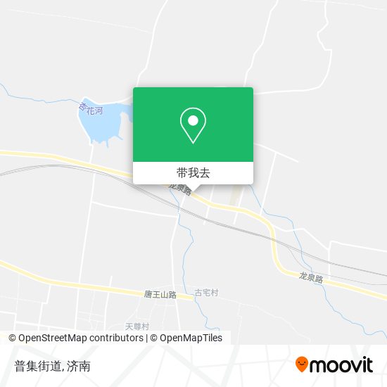 普集街道地图