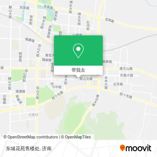 东城花苑售楼处地图