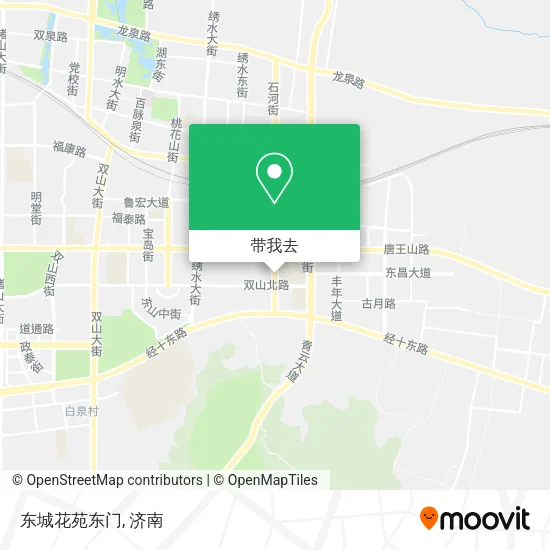 东城花苑东门地图