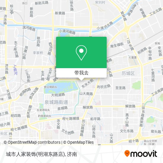 城市人家装饰(明湖东路店)地图