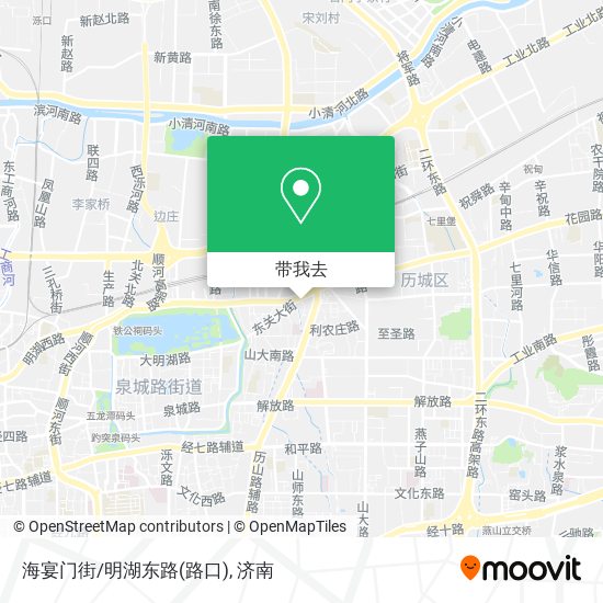海宴门街/明湖东路(路口)地图