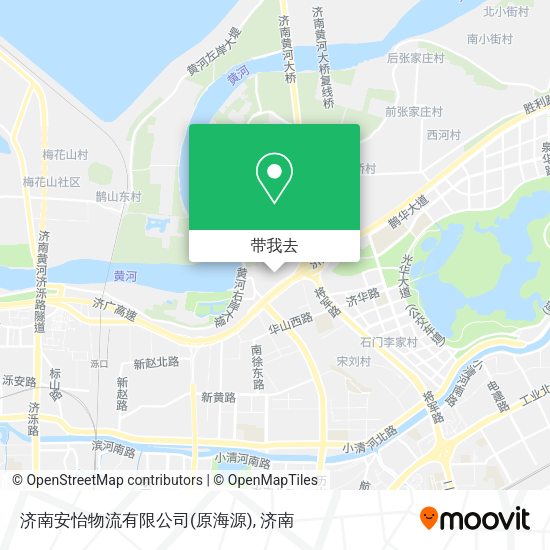 济南安怡物流有限公司(原海源)地图