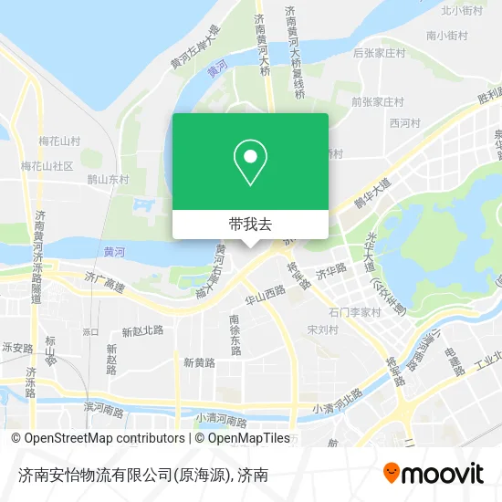济南安怡物流有限公司(原海源)地图