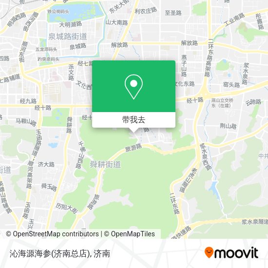 沁海源海参(济南总店)地图