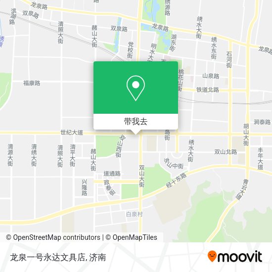 龙泉一号永达文具店地图