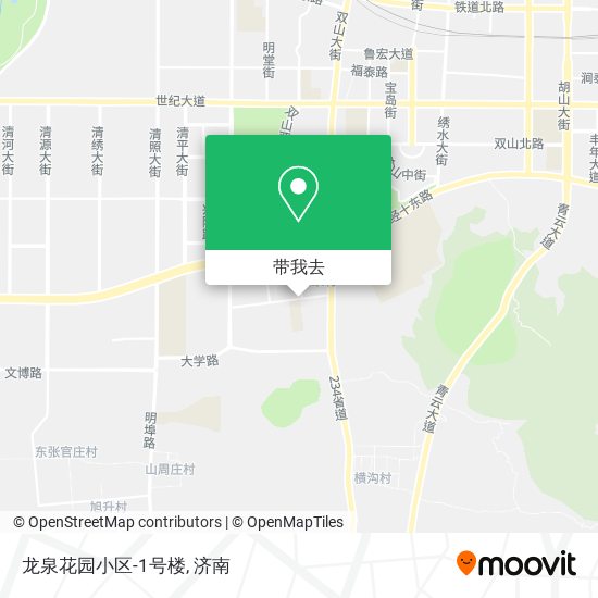 龙泉花园小区-1号楼地图