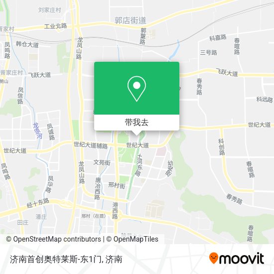 济南首创奥特莱斯-东1门地图