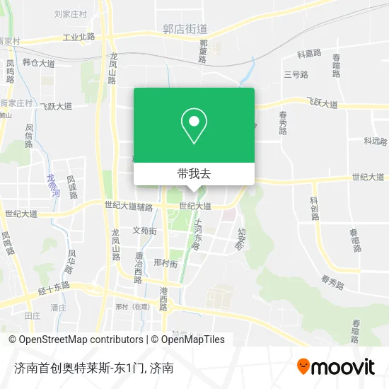 济南首创奥特莱斯-东1门地图