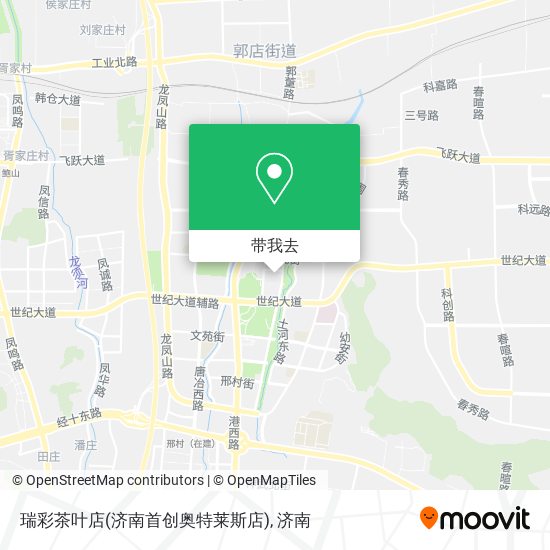 瑞彩茶叶店(济南首创奥特莱斯店)地图