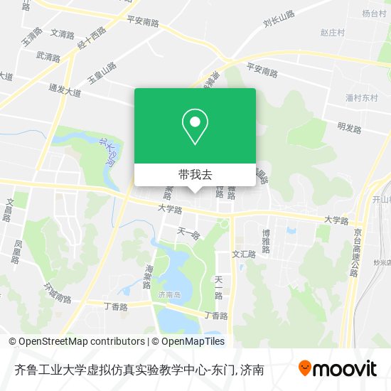 齐鲁工业大学虚拟仿真实验教学中心-东门地图