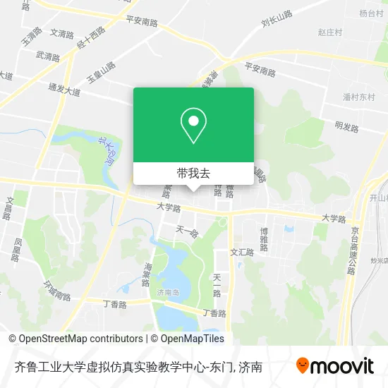 齐鲁工业大学虚拟仿真实验教学中心-东门地图