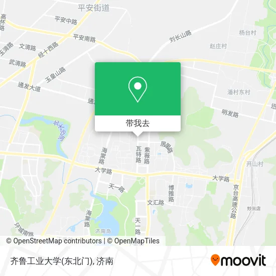 齐鲁工业大学(东北门)地图