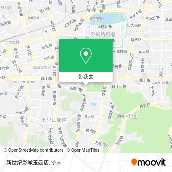 新世纪影城玉函店地图