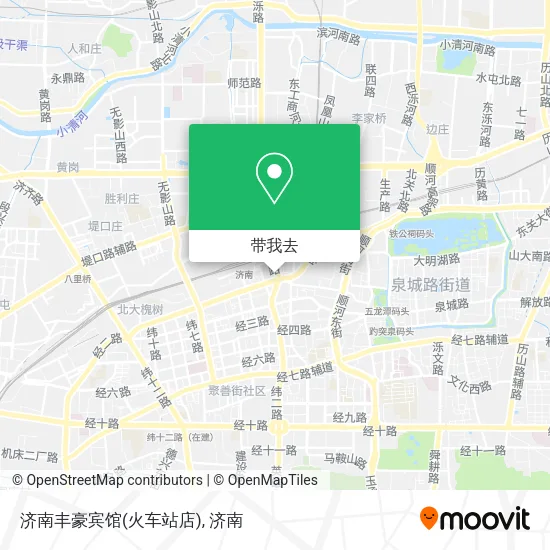 济南丰豪宾馆(火车站店)地图