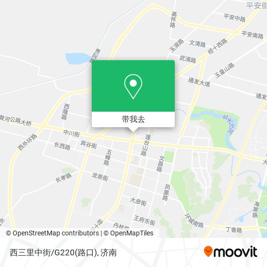 西三里中街/G220(路口)地图
