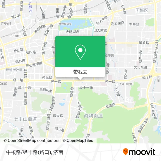 牛顿路/经十路(路口)地图