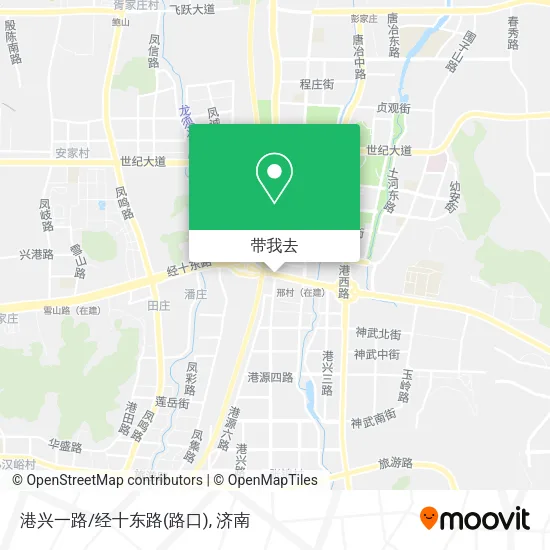 港兴一路/经十东路(路口)地图
