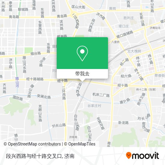 段兴西路与经十路交叉口地图