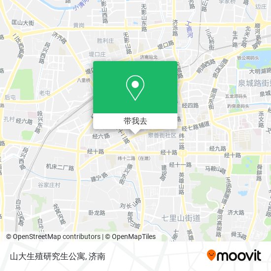 山大生殖研究生公寓地图