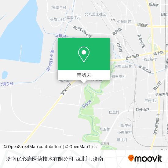 济南亿心康医药技术有限公司-西北门地图