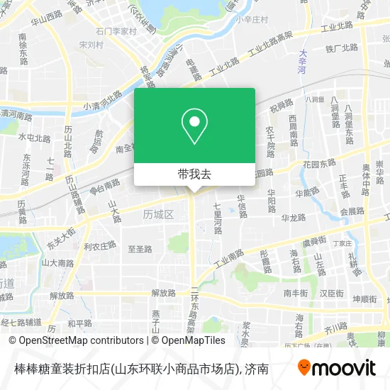 棒棒糖童装折扣店(山东环联小商品市场店)地图