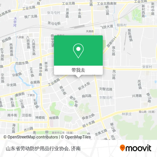 山东省劳动防护用品行业协会地图