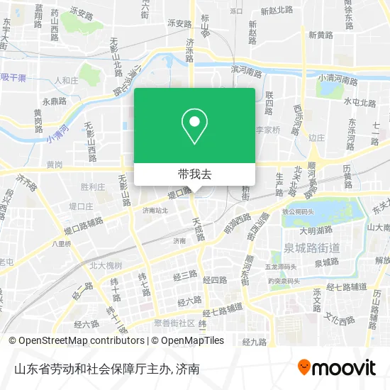 山东省劳动和社会保障厅主办地图