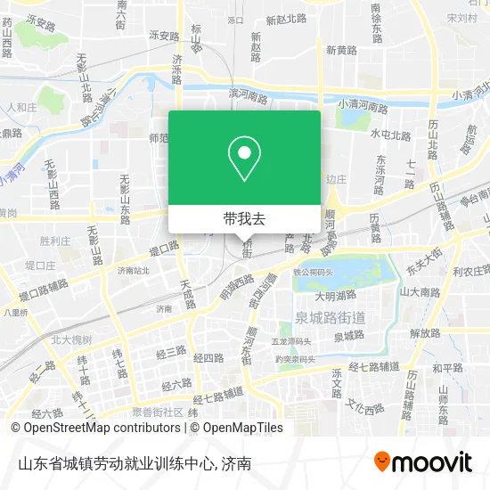 山东省城镇劳动就业训练中心地图