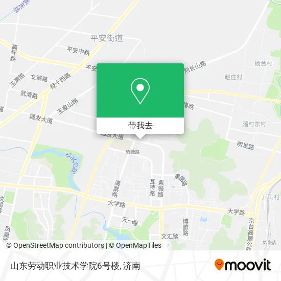 山东劳动职业技术学院6号楼地图