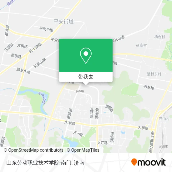 山东劳动职业技术学院-南门地图