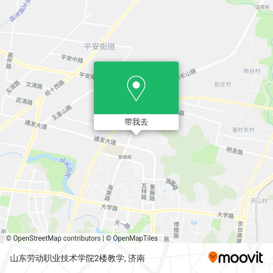 山东劳动职业技术学院2楼教学地图