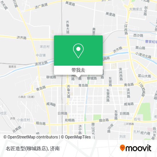 名匠造型(聊城路店)地图