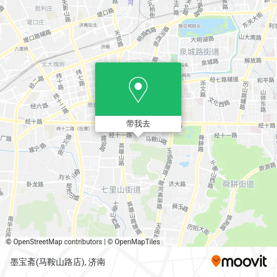 墨宝斋(马鞍山路店)地图
