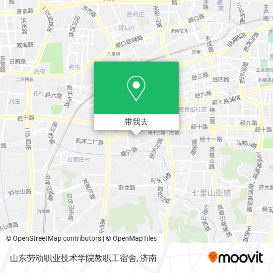山东劳动职业技术学院教职工宿舍地图