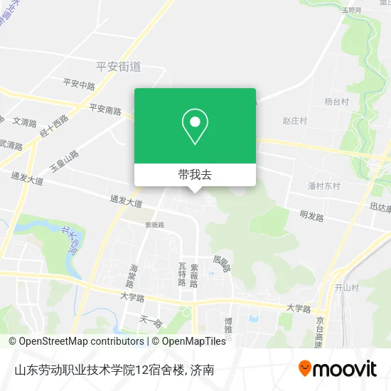 山东劳动职业技术学院12宿舍楼地图