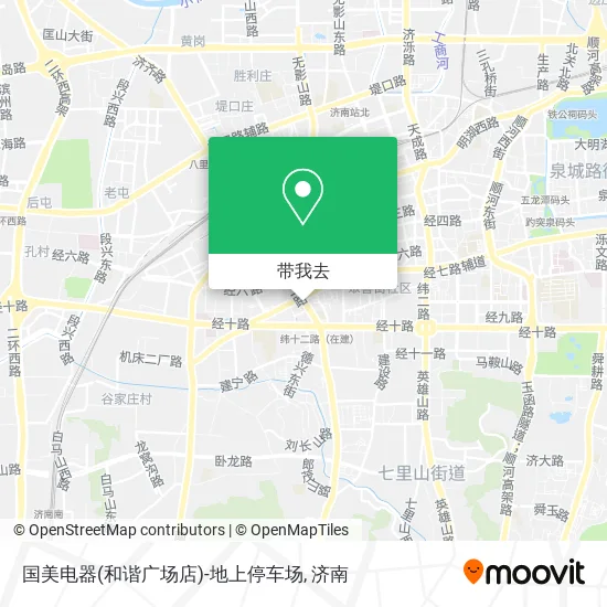 国美电器(和谐广场店)-地上停车场地图