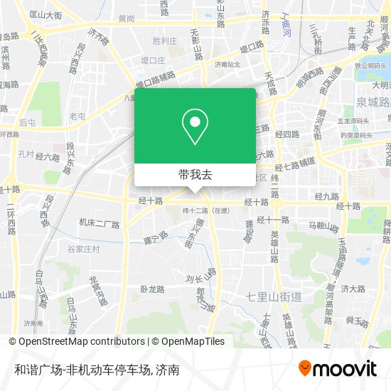 和谐广场-非机动车停车场地图