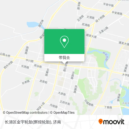 长清区金宇轮胎(辉煌轮胎)地图