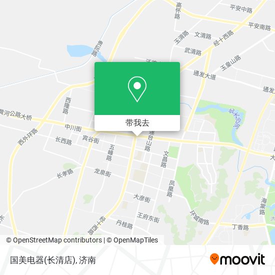 国美电器(长清店)地图