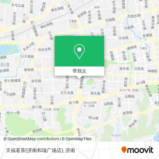 天福茗茶(济南和瑞广场店)地图