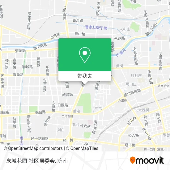 泉城花园-社区居委会地图