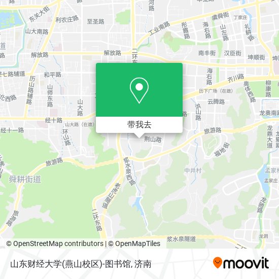 山东财经大学(燕山校区)-图书馆地图