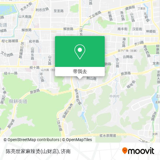 陈亮世家麻辣烫(山财店)地图