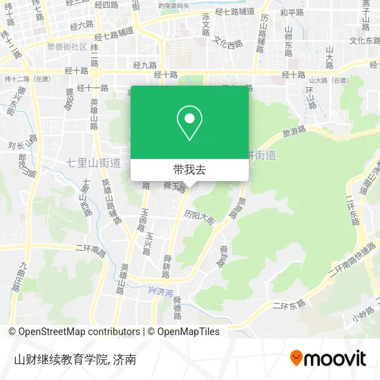 山财继续教育学院地图