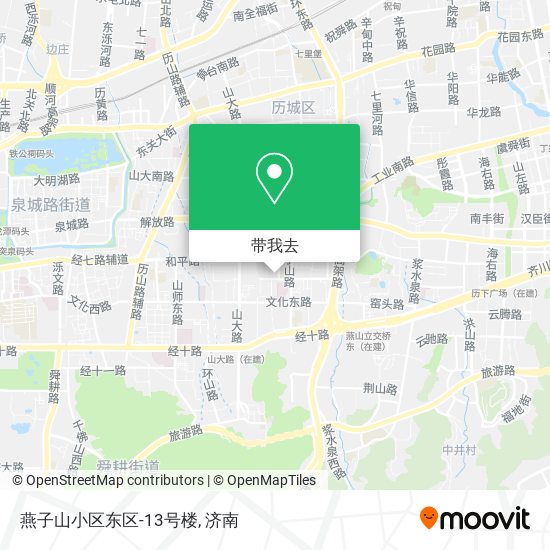燕子山小区东区-13号楼地图