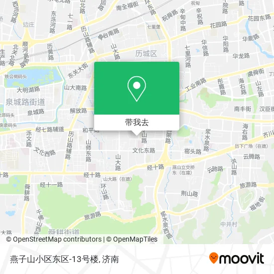 燕子山小区东区-13号楼地图